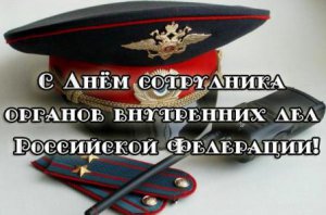 С Днём сотрудника внутренних дел РФ 