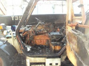 На ярцевском литейно-прокатном заводе загорелся погрузчик: пострадал рабочий