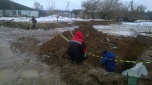 В деревне Суетово серьёзная авария на водопроводе