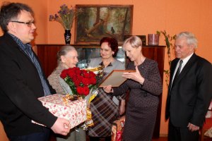90-летний юбилей почетного гражданина г. Ярцева Евдокии Владимировны Слудновой