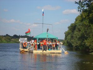 Путешествие на плотах по реке Вопь (часть 2)