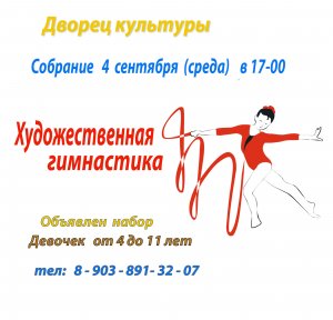 Оказывается в Ярцево есть художественная гимнастика