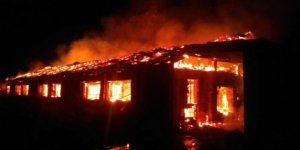 В Сапрыкино-1 сгорела ферма, принадлежащая Александру Трандину