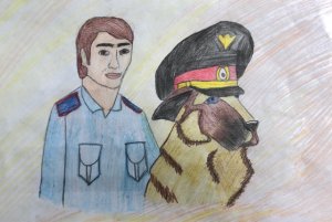 Коллекция рисунков, присланных на конкурс «Мои родители работают в полиции», пополняется