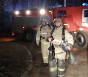 Пожар на Автозаводской в Ярцево