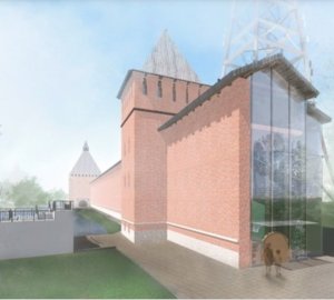 В Смоленске представили новую концепцию приспособления крепостной стены.