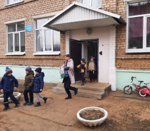 Учебная эвакуация в Ярцевском детском саду