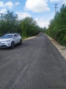 Завершился ремонт дороги по ул. Центральная