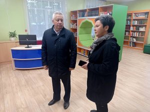 Центр по библиотечной работе с детьми посетила заместитель губернатора