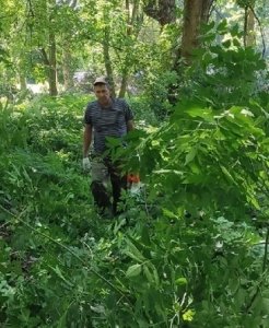 Зона отдыха в районе Банного озера совместными усилиями Зона отдыха в районе Банного озера совместными усилиями