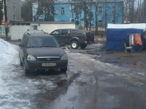 Парковка на газонах