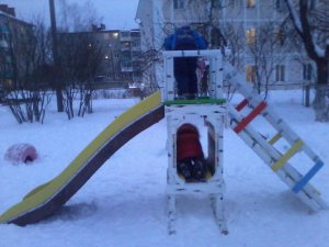 Горка от деда не Мороза