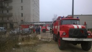 Загорелся мусор в мусоропроводе
