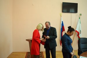 Вручение значков ГТО