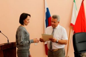 Юнармейцев чествовали в районной Администрации