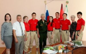 Юнармейцев чествовали в районной Администрации