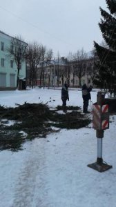 Инстаграм Ярцево Ру @yartsevoru сообщил об установке главной ёлки города