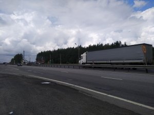 На трассе ремонтные работы. Как попасть в "Технотрак"