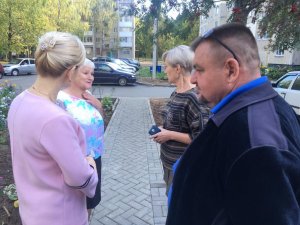 Курзова посмотрела ход проведения благоустройства 
