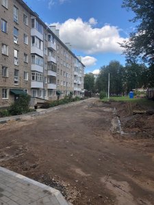 Курзова посмотрела ход проведения благоустройства 