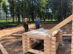 Восстановление детского городка в сквере Победы