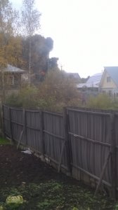 Пожар в частном доме на улице Артиллеристов