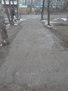 Укладка асфальта в январе
