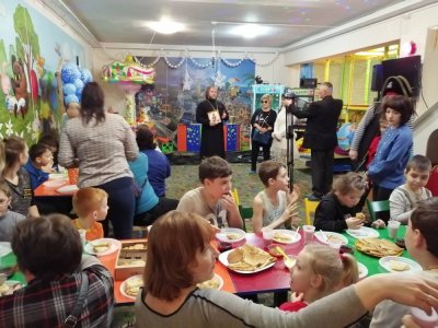 Масленица для воспитанников ПЦ и детей Общественной организации инвалидов в Ярцево
