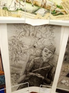 Награждение победителей конкурса юных художников.