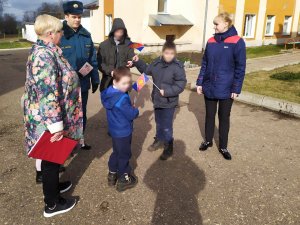 Противопожарная тренировка в Ярцевской школе-интернате