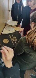 Экскурсия в архив Администрации.