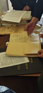Экскурсия в архив Администрации.