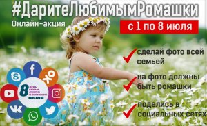 #ДаритеЛюбимымРомашки