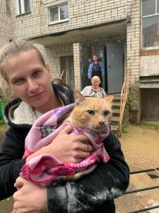 Спасли животинку