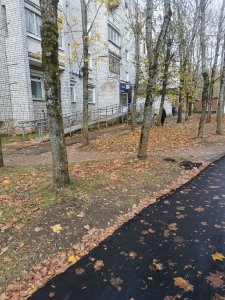 Наложили... асфальта
