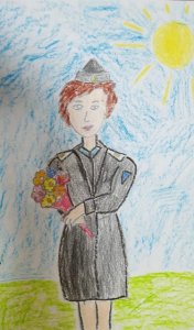 Коллекция рисунков, присланных на конкурс «Мои родители работают в полиции», пополняется