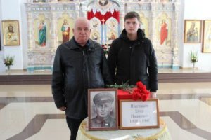 Церемония прощания с бойцом