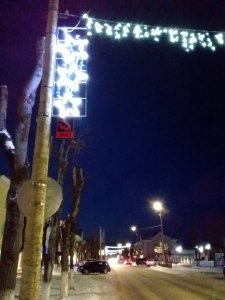 Новогодний подарок городу от Деда Мороза