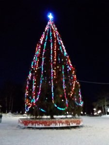 Новогодний подарок городу от Деда Мороза