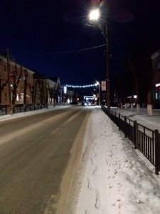 Новогодний подарок городу от Деда Мороза