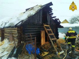 На улице Пионерской в городе Ярцево случился пожар