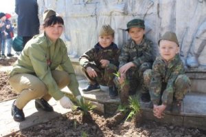 Акция «Цветок Победы»