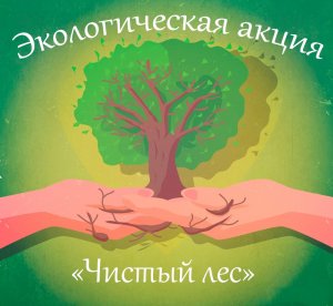 Благоустройство сквера у Банного озера и экологическая акция молодежного совета "Чистый лес"