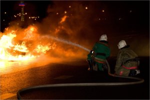 Загорелся автомобиль