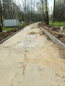 Выполнение работ по благоустройству общественной территории