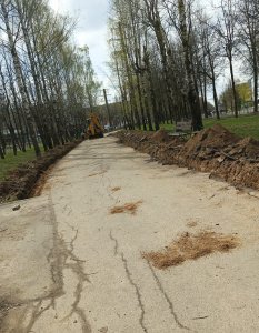 Выполнение работ по благоустройству общественной территории