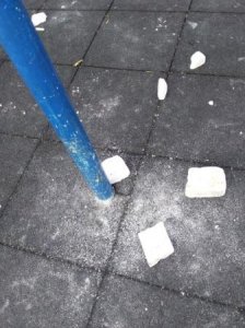 Вандализм в Пристанционном поселке