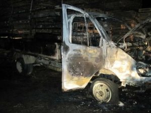 Сжег «Газель» приятеля с помощью баллонов с пропаном