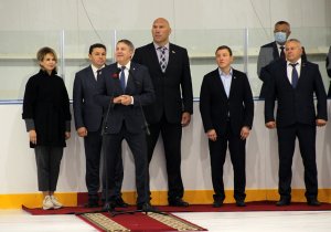 Торжественное открытие ледового дворца