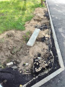 Три раза на одно место укладываем асфальт